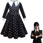 Karnevalový kostým – Wednesday Addams s doplnkami (140)